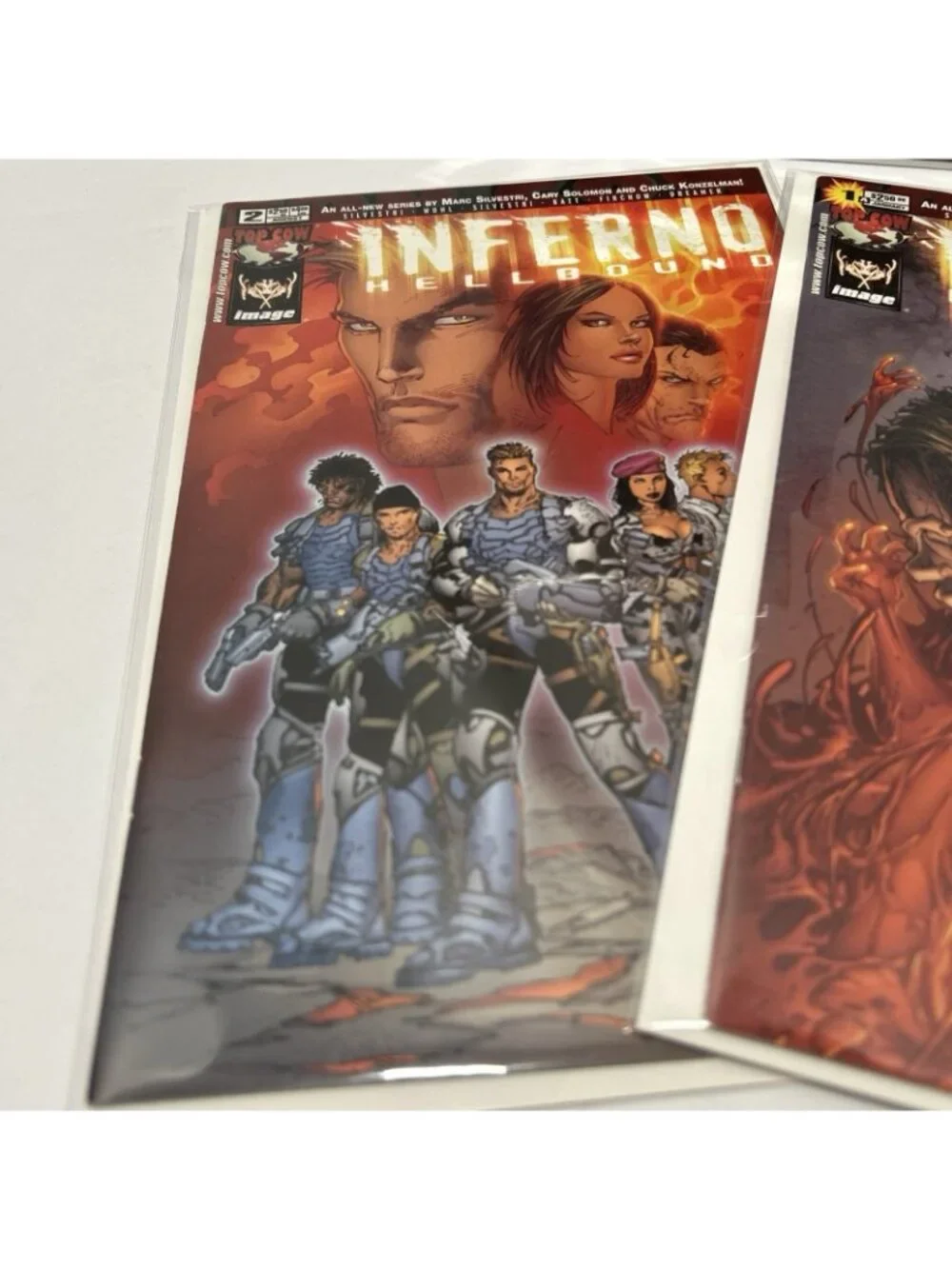 Top Cow Image Inferno Hellbound #0 & 1A, 2 Lot (Jan,2002) High Grade Comic Book